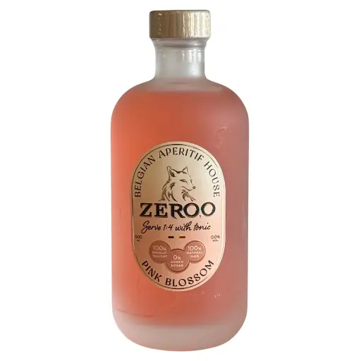 [A6461] Zeroo Pink Blossom -alcoholvrije drank - 0% - 500ml.