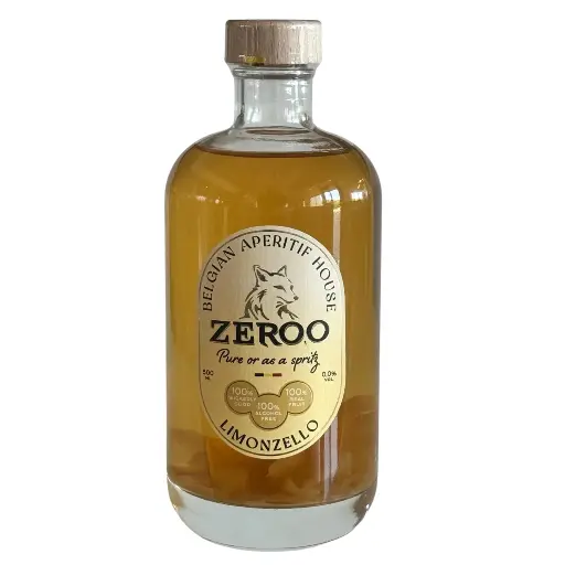 [A7391] Zeroo Limonzello - alcoholvrije drank - 0% - 500ml. 